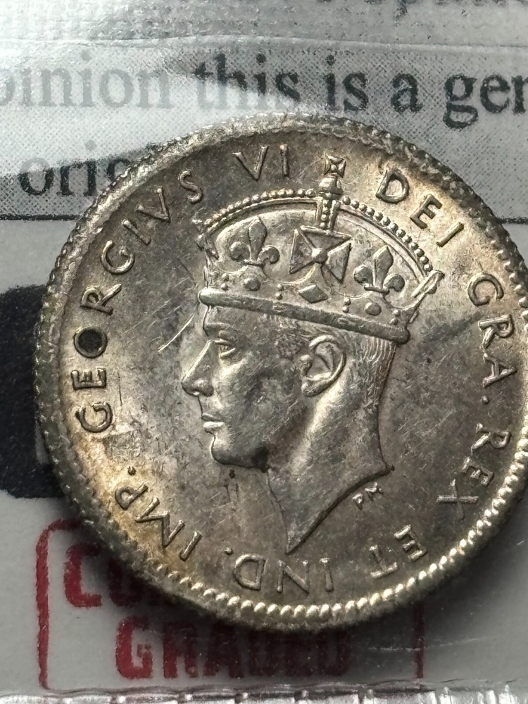 Newfoundland 1943C 5 Cents MS60