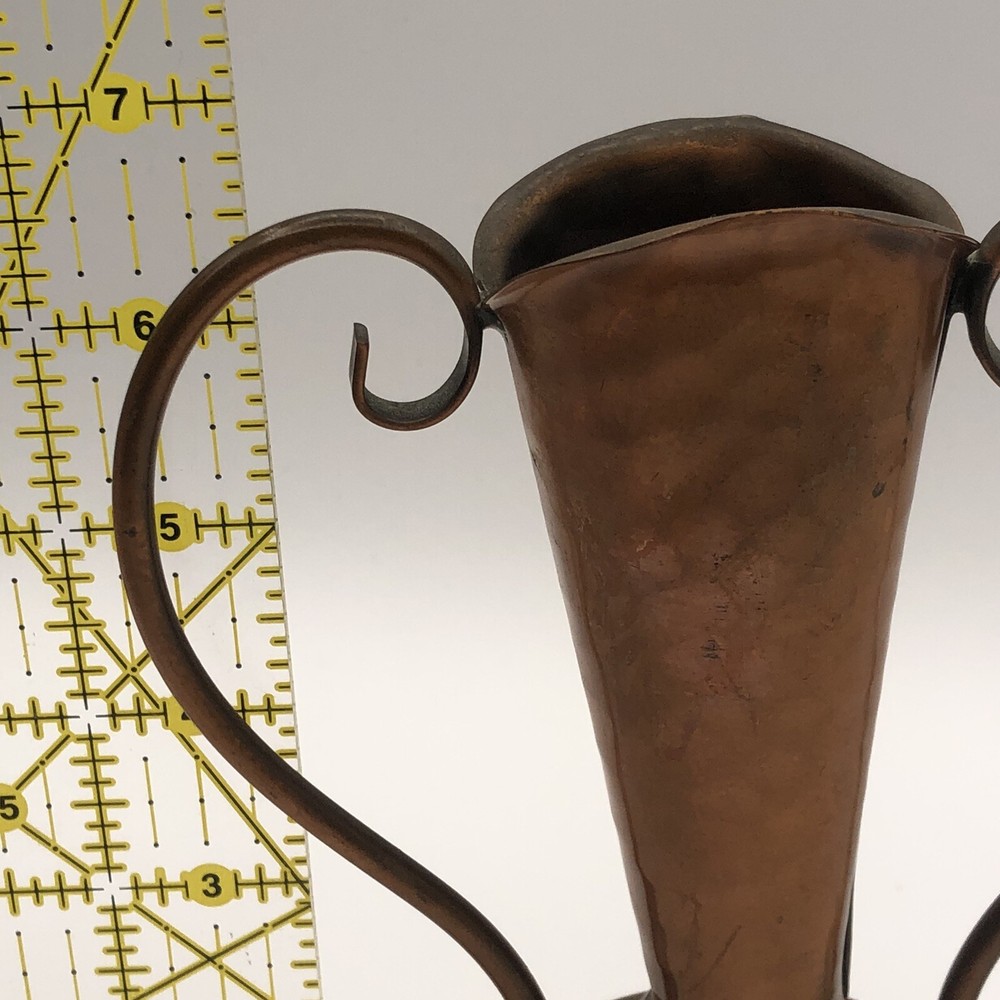 Gregorian Copper Dual Handle Vase