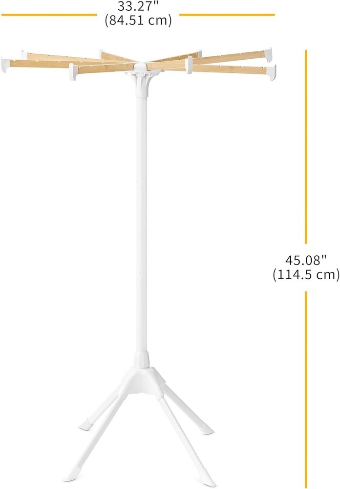 Stylish White Air Drying Rack - Durable, Lightweight & Energy Efficient