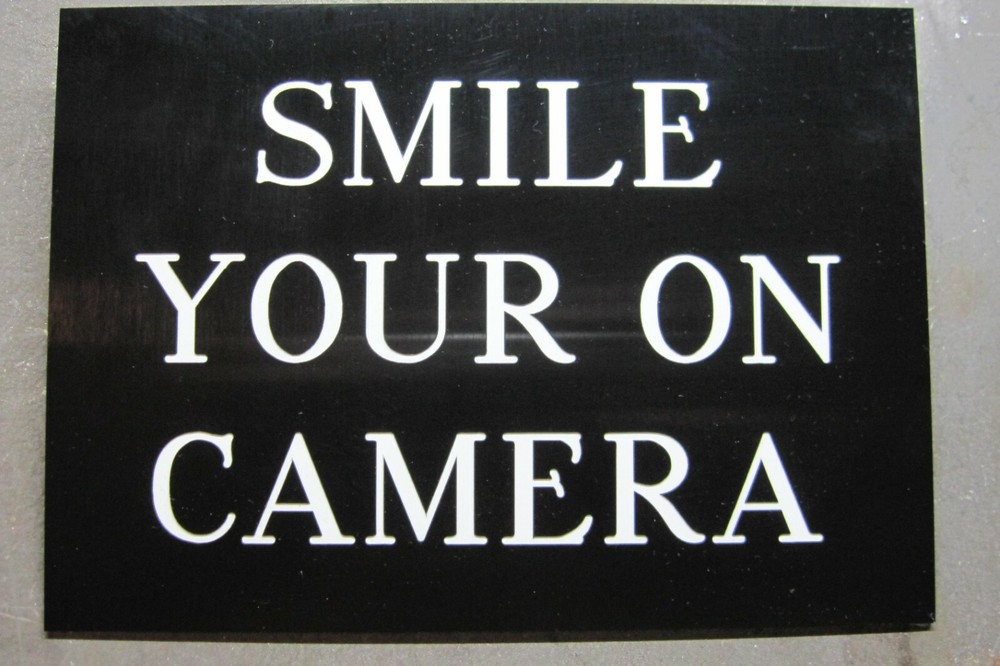 Custom Engraved Personalized Plastic Sign - new - 2"x3"