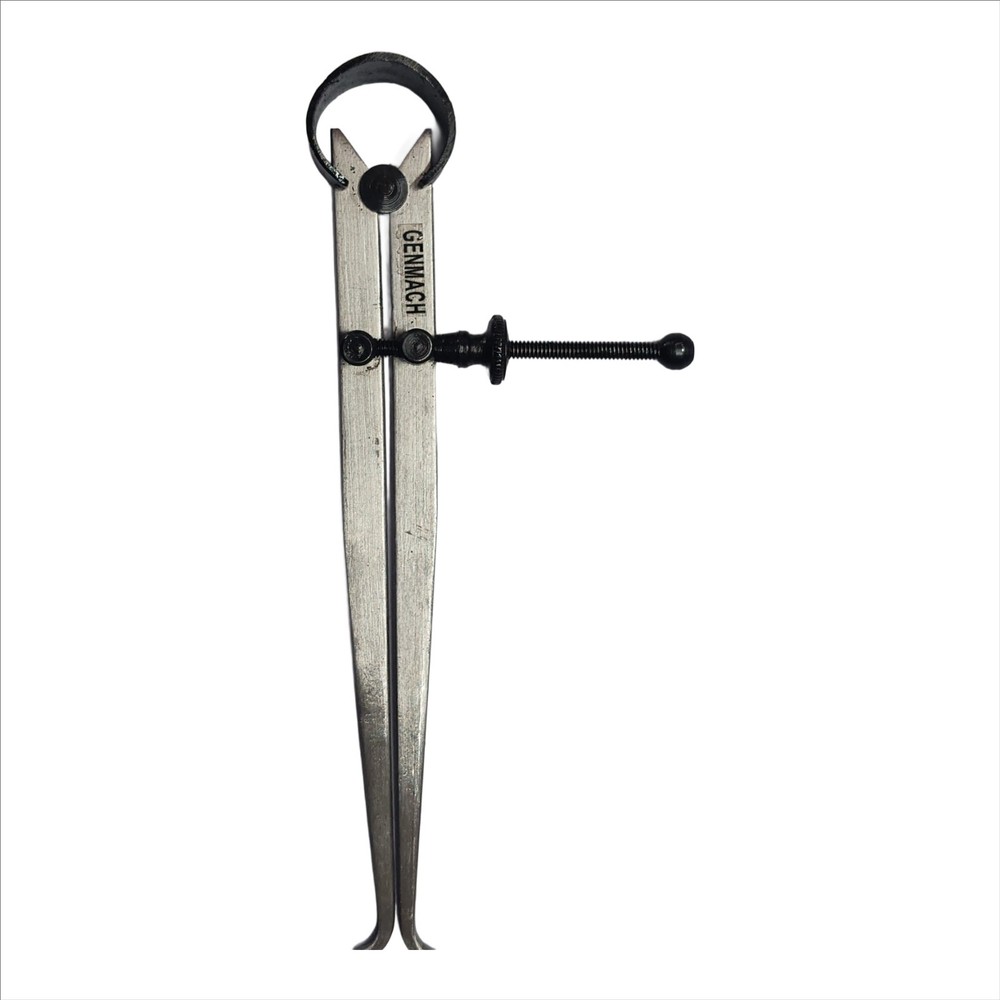 3-Piece Spring Caliper Set - Inside, Outside & Divider (10" / 250mm) - Measuring