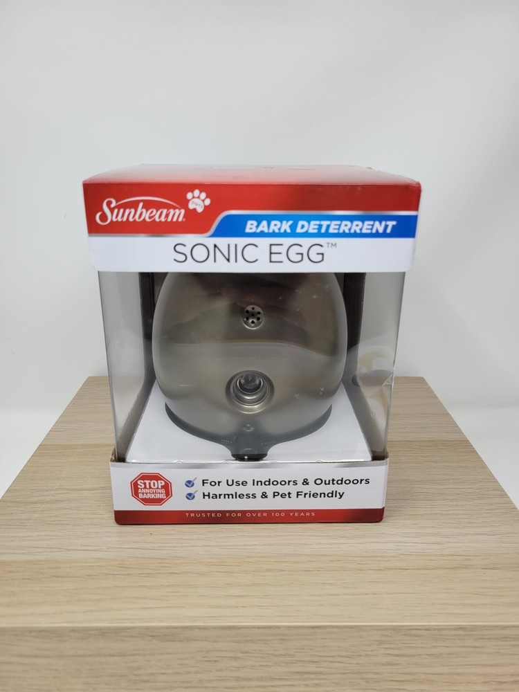 Sunbeam Sonic Egg Ultrasonic Bark Control Device Dog Training