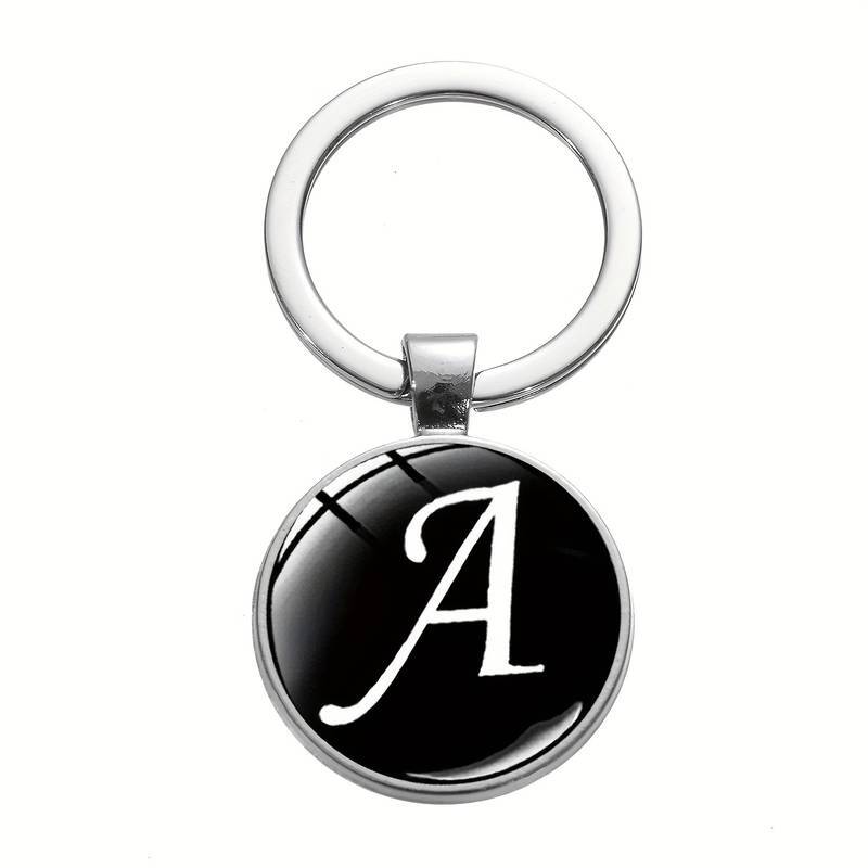 Letters Ring Keychain - Initials