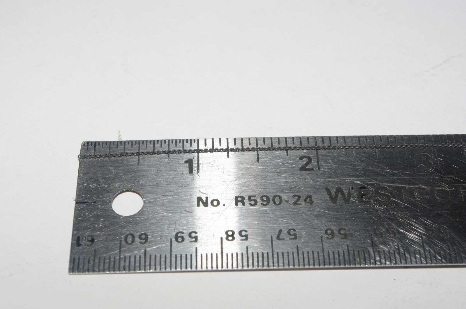 1/35 blackened brass chain 45 links per inch