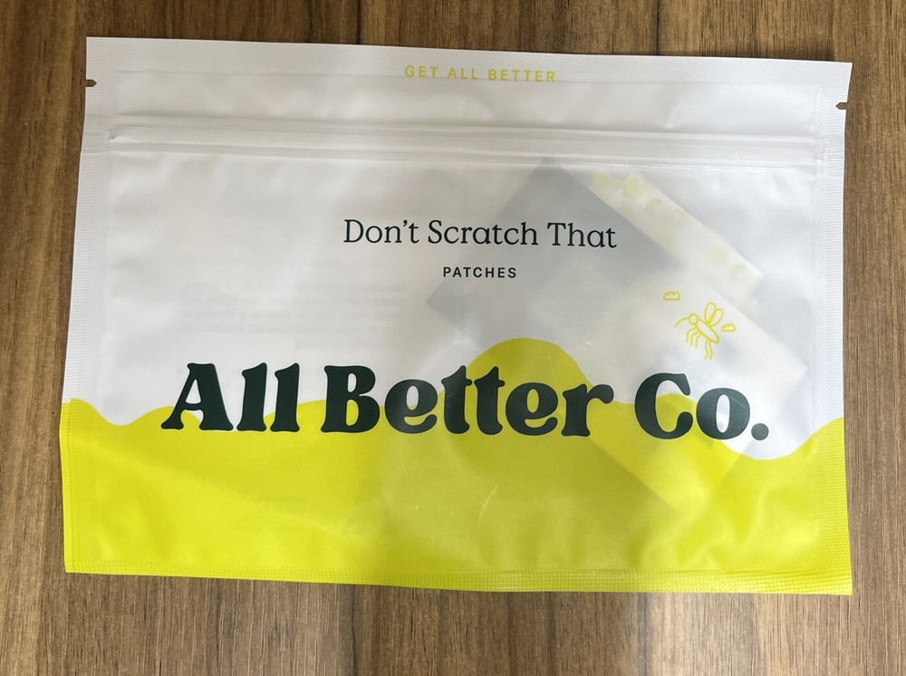 All Better Co. Don’t Scratch That Bug Bite Patches New & Sealed