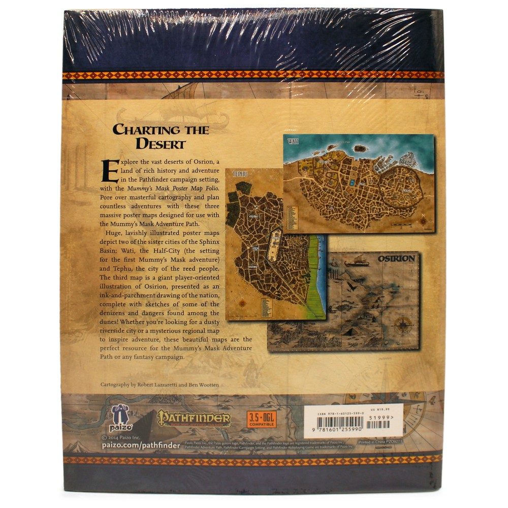 Pathfinder (RPG) Campaign Setting: Mummy's Mask Map Folio
