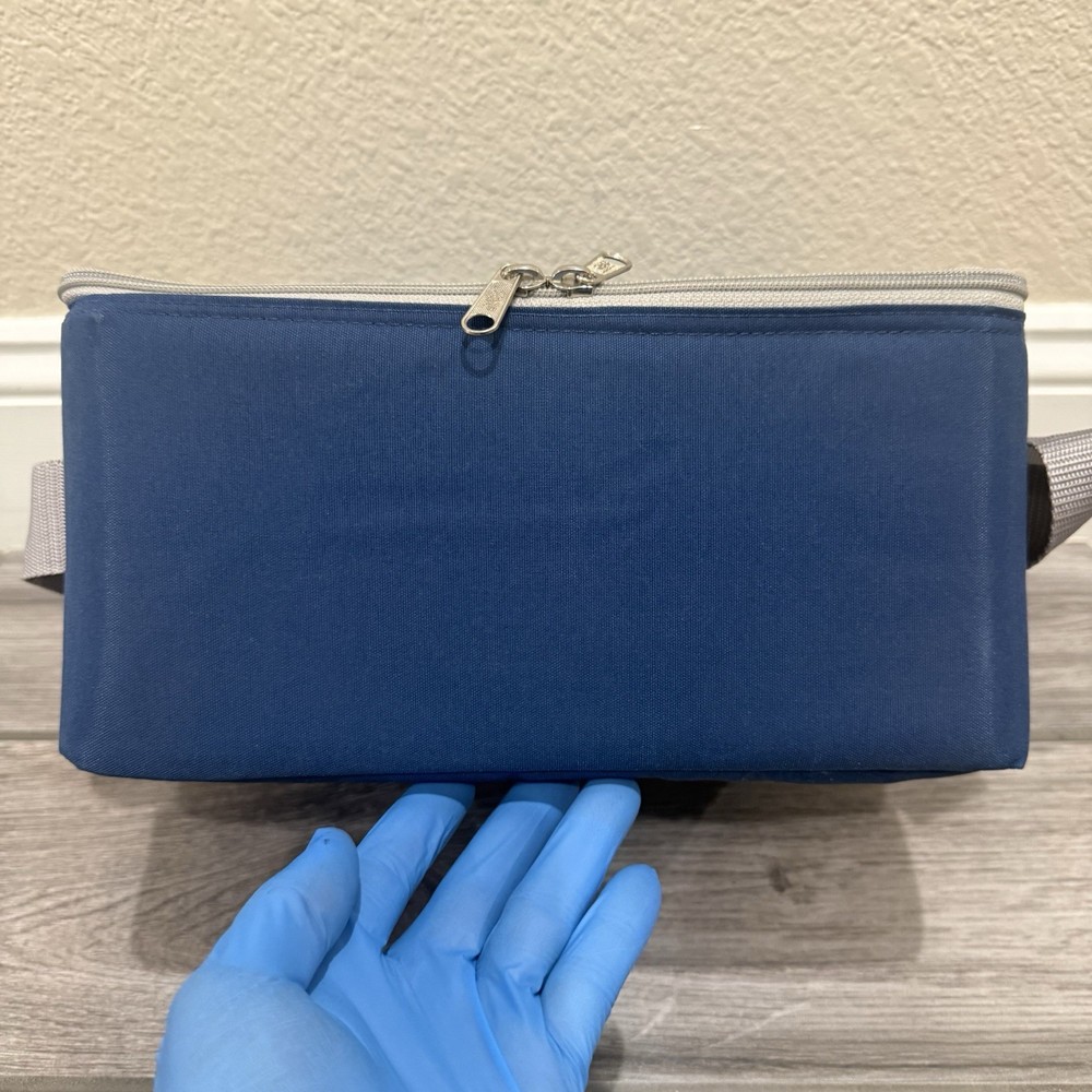 Blue Case Logic CD Carry Bag with Strap - 28 CD Case Holder