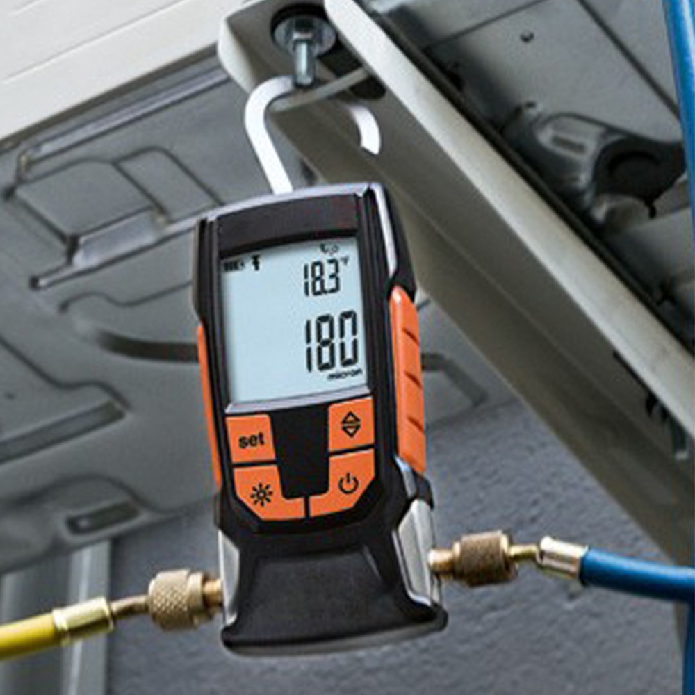Digital Vacuum Micron Gauge Stand Alone + BLUETOOTH NEW VERSION For Testo 552 -1