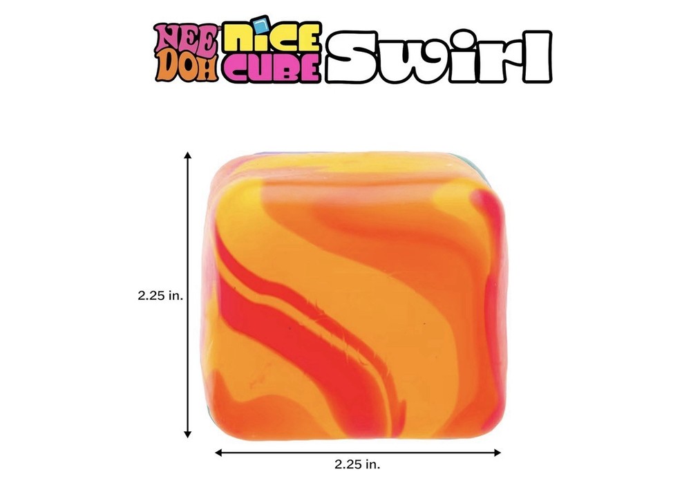 NWT NeeDoh Nice Cube Swirl Random Color