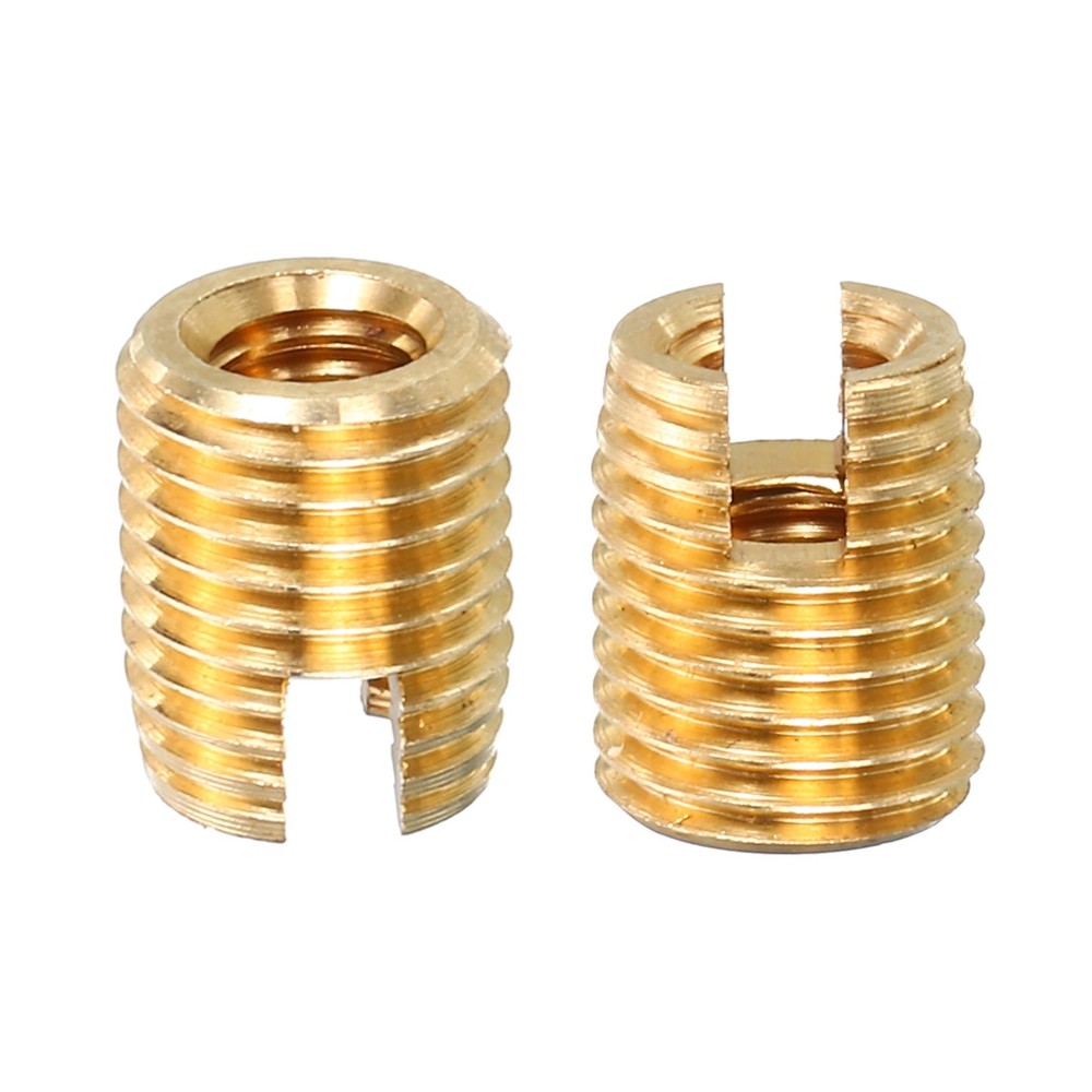Self Tapping Threaded Inserts, 10pcs Inner M4 M6.5x8 Brass Nuts