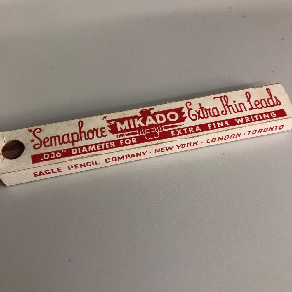 4-Mikado Semaphore extra thin .036 red lead (2730)