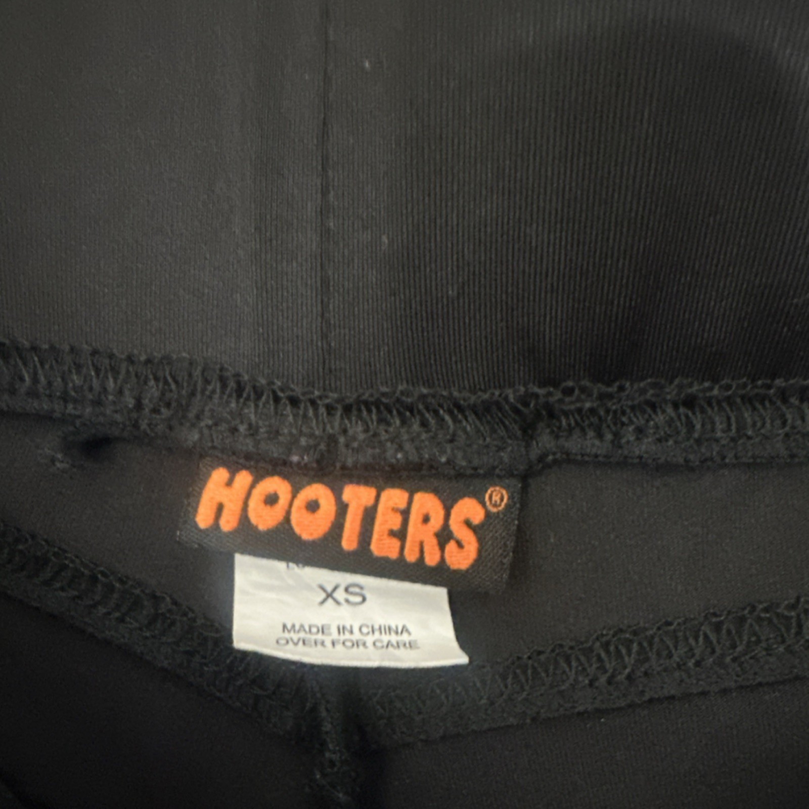 Hooters Black Sexy Women's XS Thong shorts