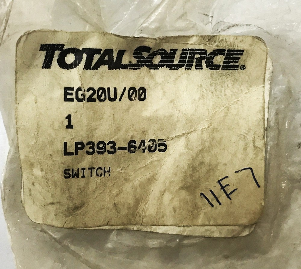Total Source Micro-Switch LP393-6405 NOS