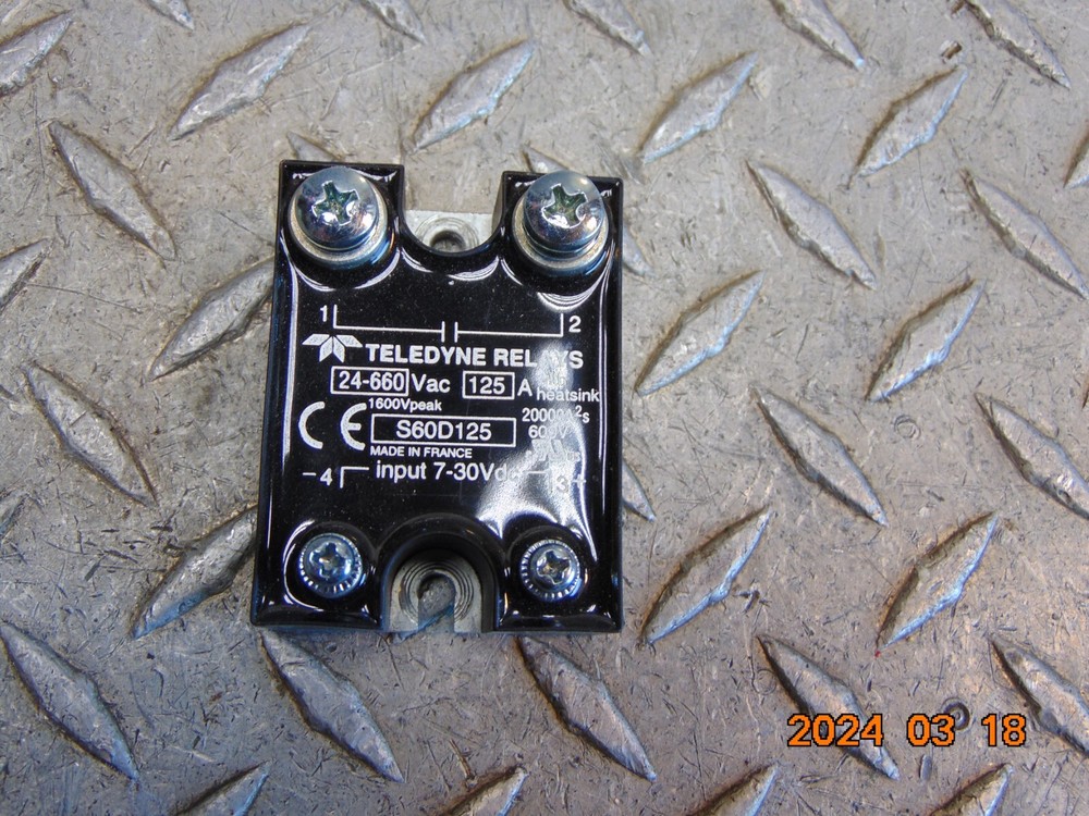 (1) TELEDYNE S60D125 RELAY
