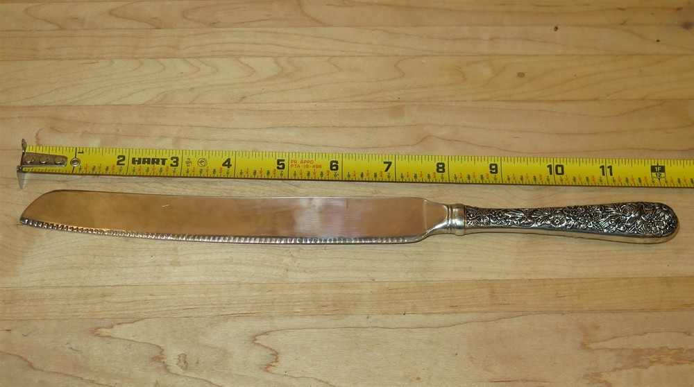 Godinger Silverplate Cake/Bread Knife - 12"