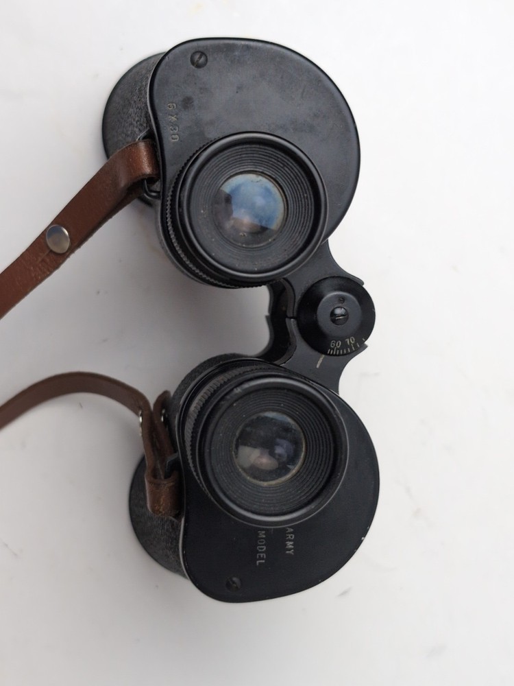 Vintage WWII (?) US ARMY M-3 Binoculars 6x30