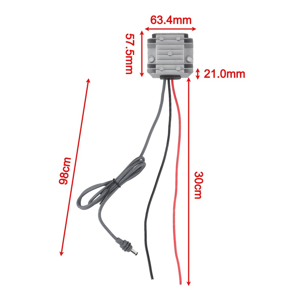 Output Voltage: 30V Waterproof Grade: IP68 Casing Material: Aluminum Shell