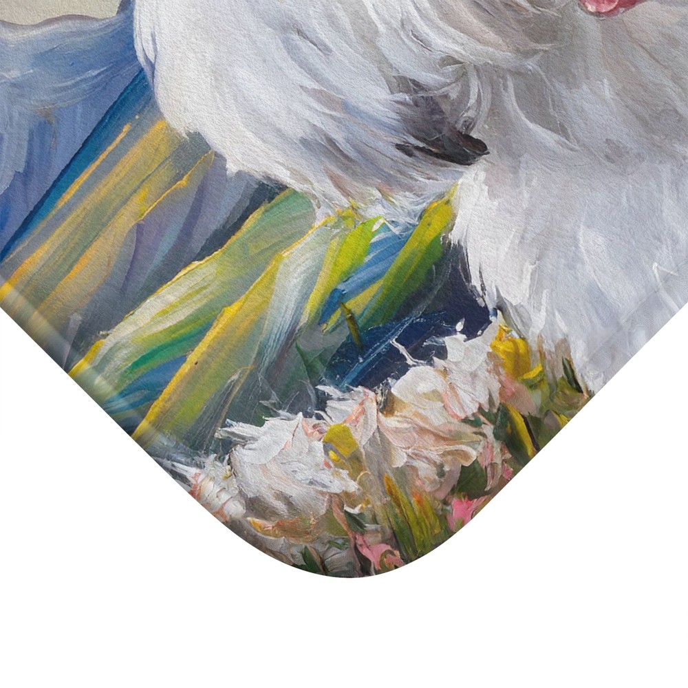 Coton Tulear Bathroom Rug Mat -