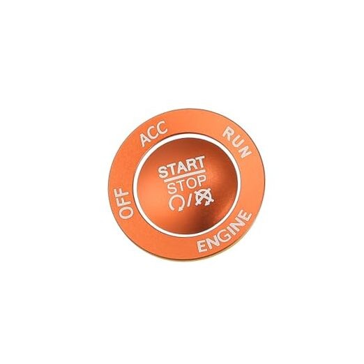 Engine Start Stop Button Cover Kit One Click Push Start Button Trim Sticker