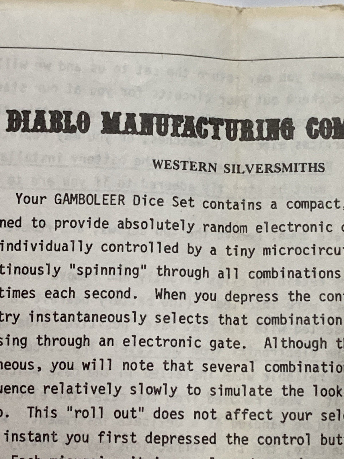 DIABLO~Sterling Silver Money Clip 2"x1”(40 grams) “GAMBOLEER”~USA Hand Engraved