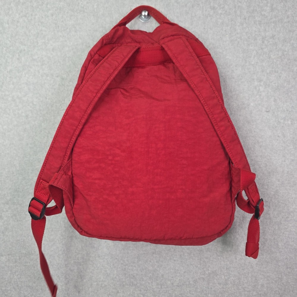 Kipling Seoul Backpack Multiple Pockets Red 16" x 13" - READ