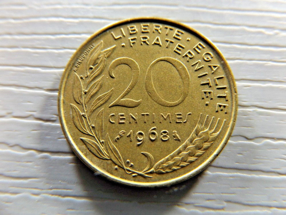FRANCE 1968 20 Centimes