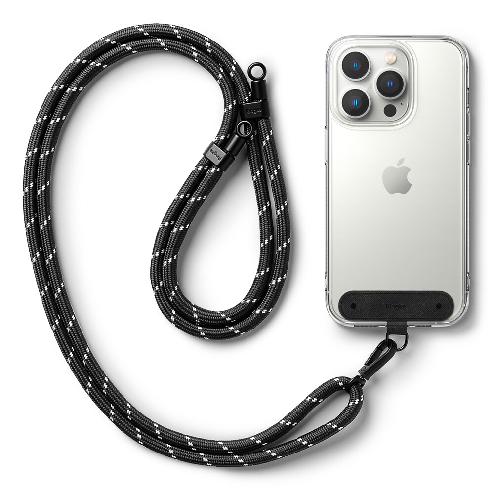 Ringke Holder Link [Strap + Phone Tether Tab] | Black