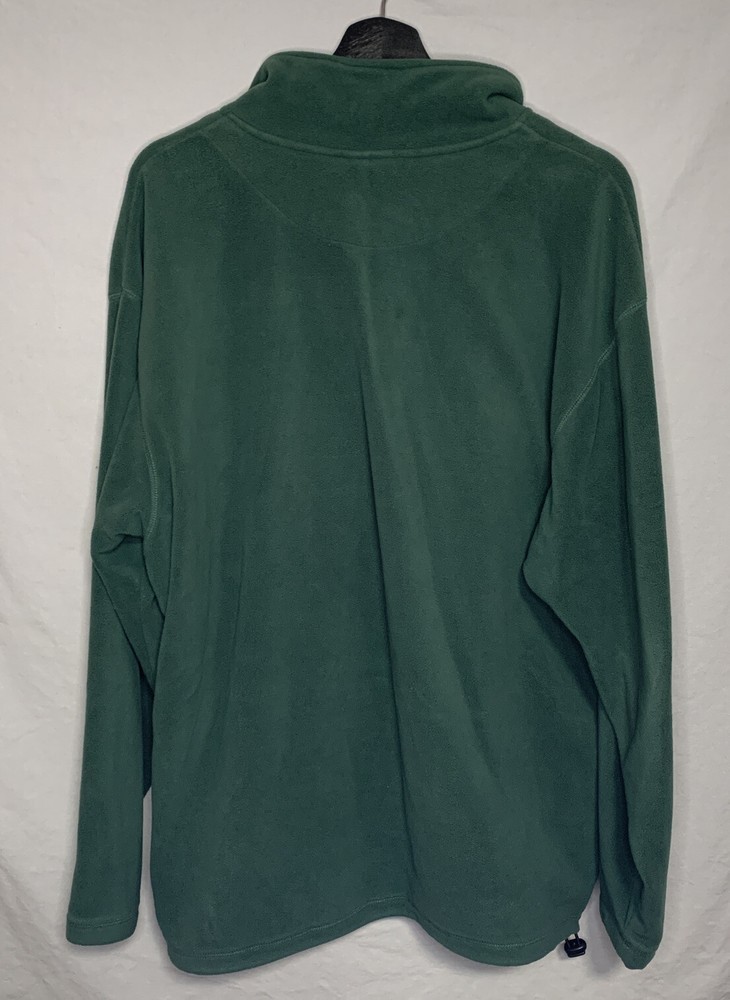 Reebok Men’s Jacket Half Zip Pullover Green Size XL