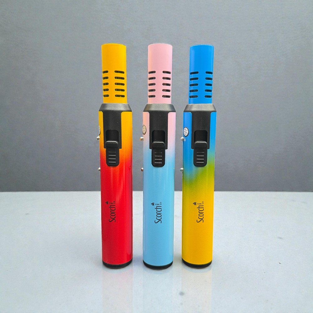 Scorch Torch 61803 – 8” Single Flame Refillable Butane Torch Lighter