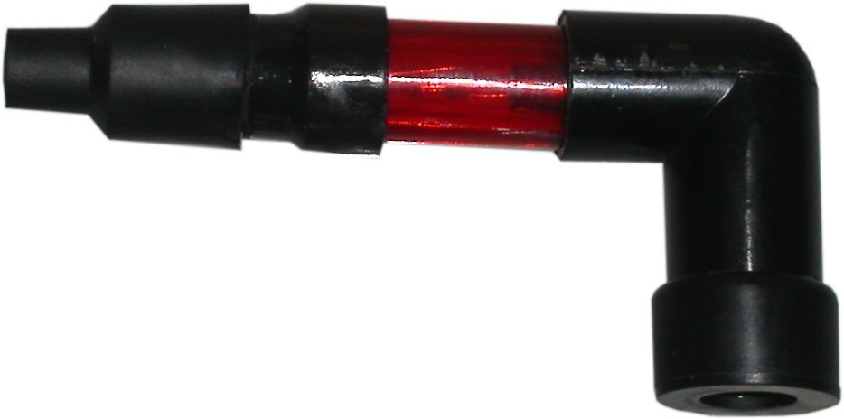 Spark Plug Cap Neon Red (Pair) Fit NGK plugs B series with solid terminal