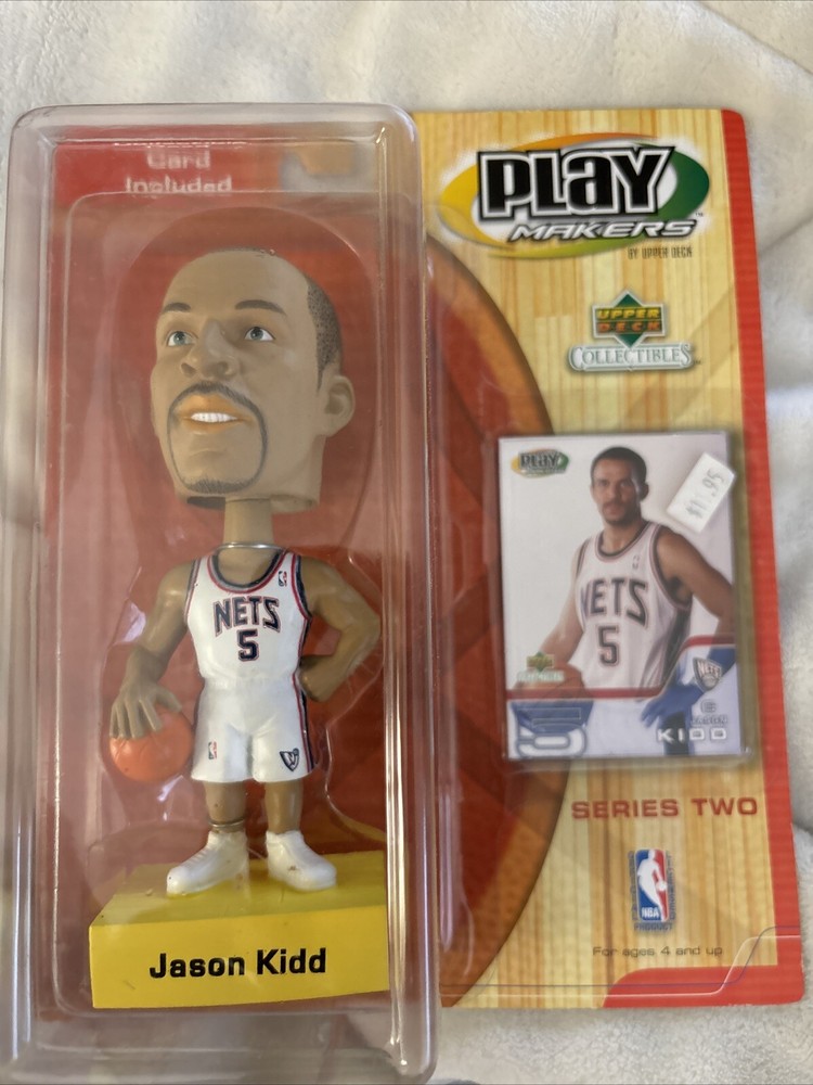 Upper Deck NBA Playmakers Bobblehead JASON Kidd New Jersey Nets Sealed