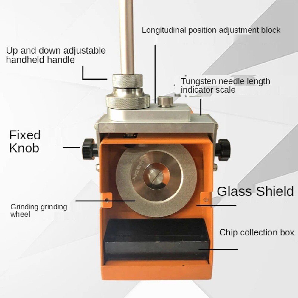 Tungsten Needle Grinder Ultra Wide Angle Two-wheel Shaft Sharpening Machine