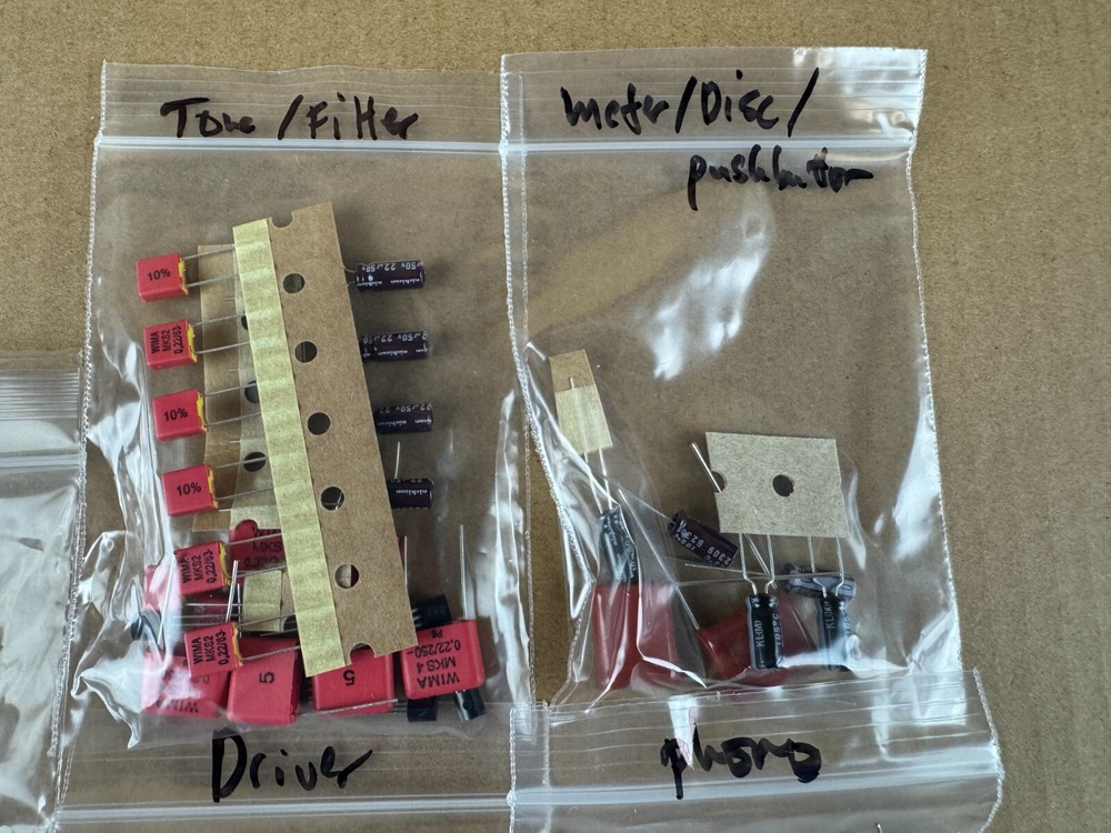 Accuphase E202 Complete Rebuild Kit High-Quality Amplifier Recap Transistors