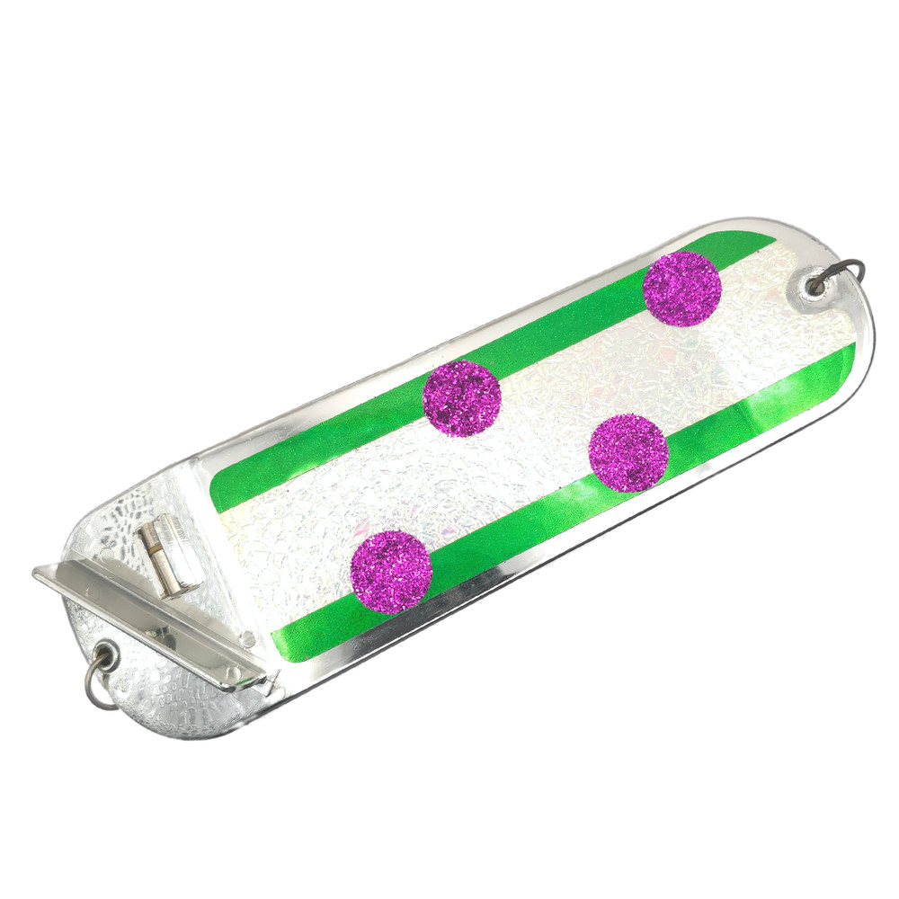 Custom Pro-Troll ProChip 8" Flasher - Salmon / Trolling - GRAPE ATTACK