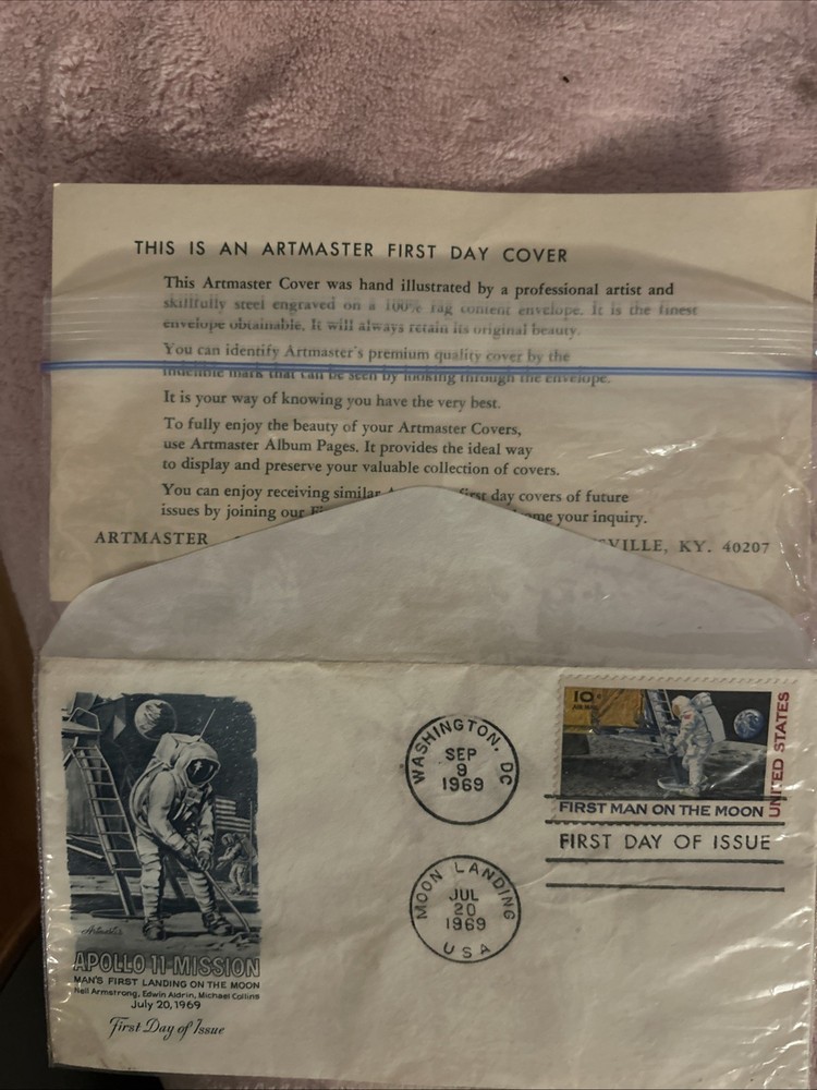 First Man On The Moon First Day Issue 1969