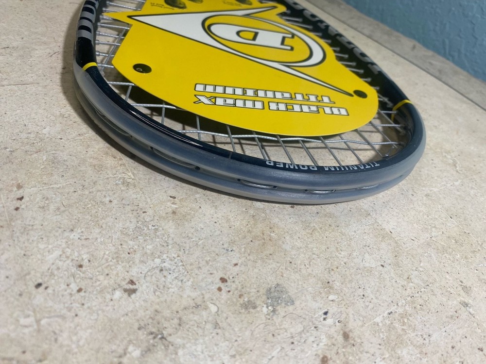 Dunlop Black Max Titanium HL Squash Racket