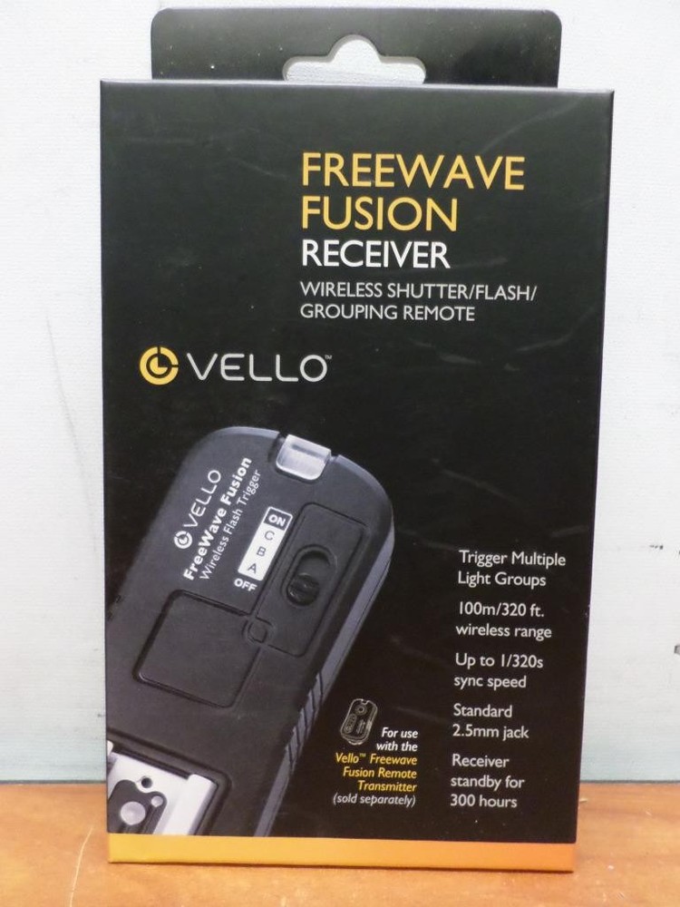 Vello FreeWave Fusion Receiver Wireless Shutter/Flash/Grouping Remote for Nikon