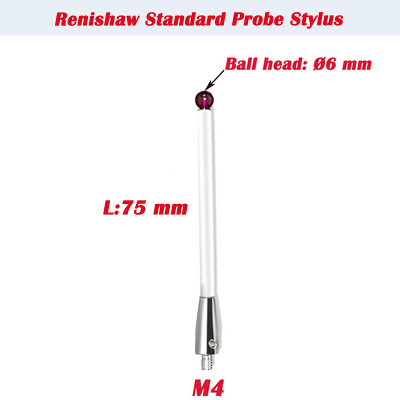 Renishaw Standard Probe Stylus Screw Thread Ruby Measuring Head Ceramics Rod M4