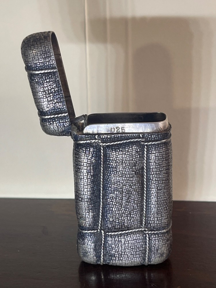 sterling cigarette lighter case  R. Wallace and Sons