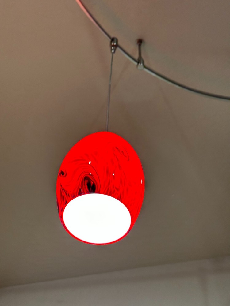 Red Lava Pendant - Tech Lighting Compatible - 12V Halogen - NEW