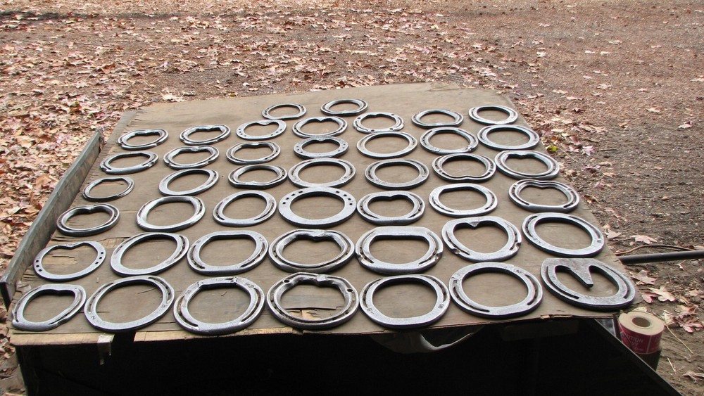 44 used bar horseshoes