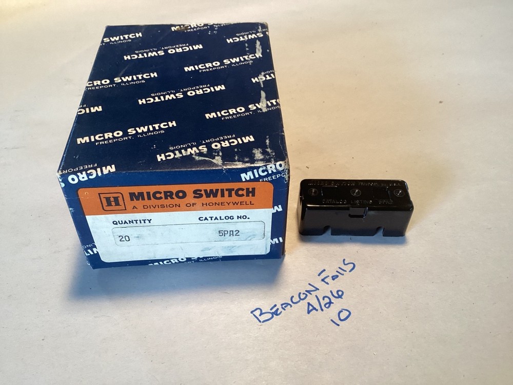 20 NOS Honeywell Micro Switch #5PA2 limit switch