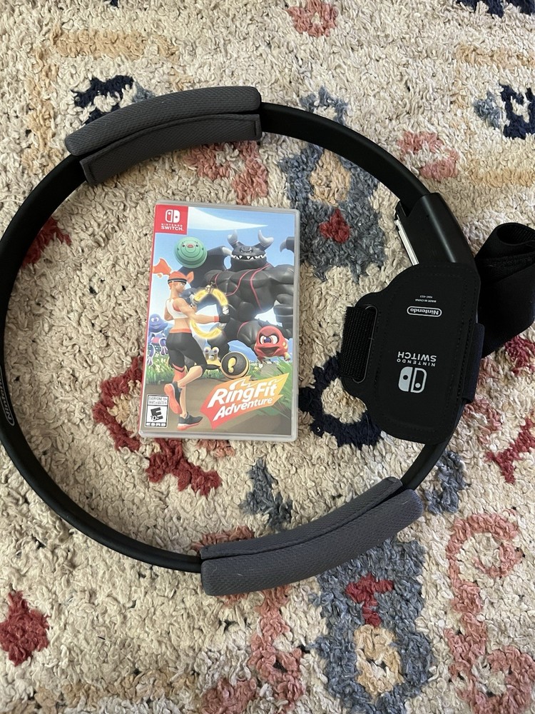 Nintendo Ring Fit Adventure Game Bundle for Switch with Ring-Con & Leg Strap