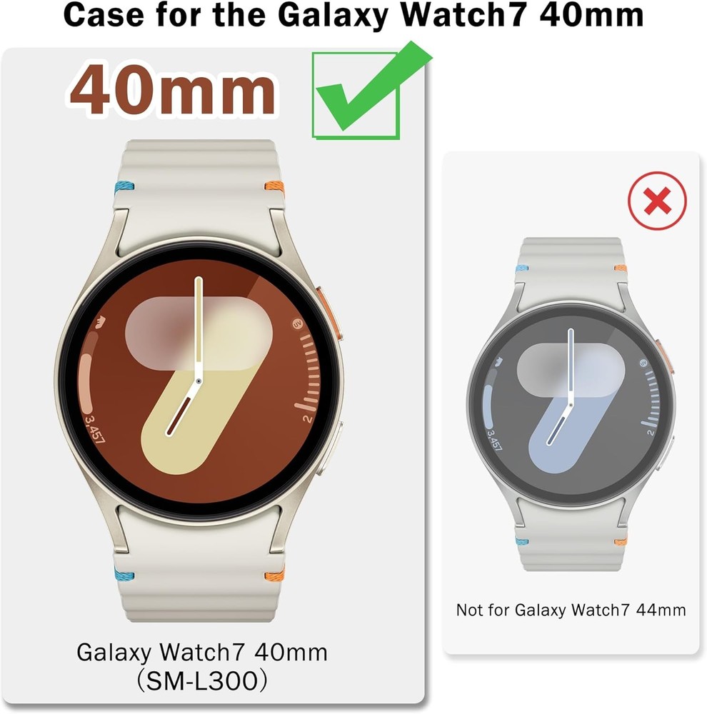 10 Pack Screen Protector Case for Galaxy Watch 7 40mm TPU