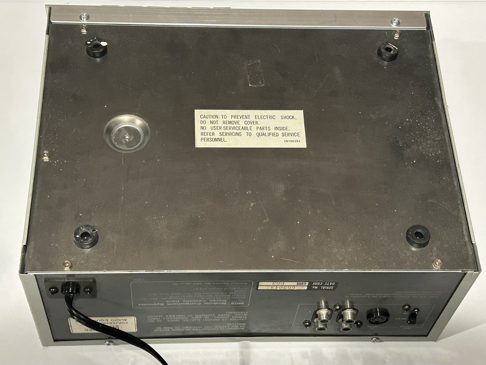Vintage MCS Modular Component Systems 3530 Stereo Cassette Deck Working