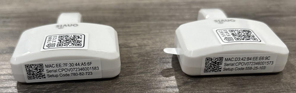 Onvis Thread-Enabled Door/Window Wireless Alarm Smart Sensor Apple Home 2 Pack