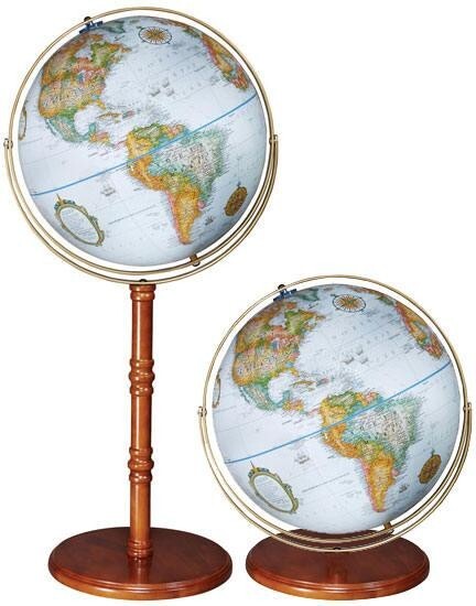Edinburgh II Floor Standing World Globe