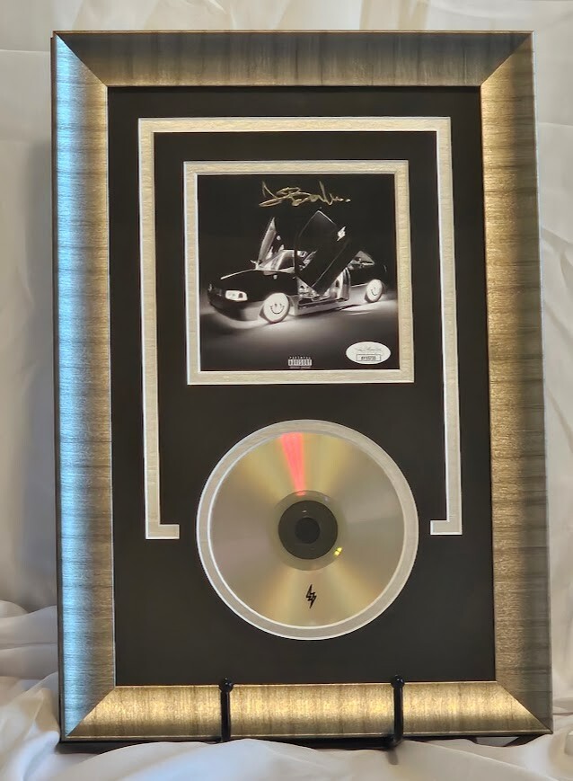 J Balvin Signed   Autographed Rayo CD JSA Certified  COA professionally Framed