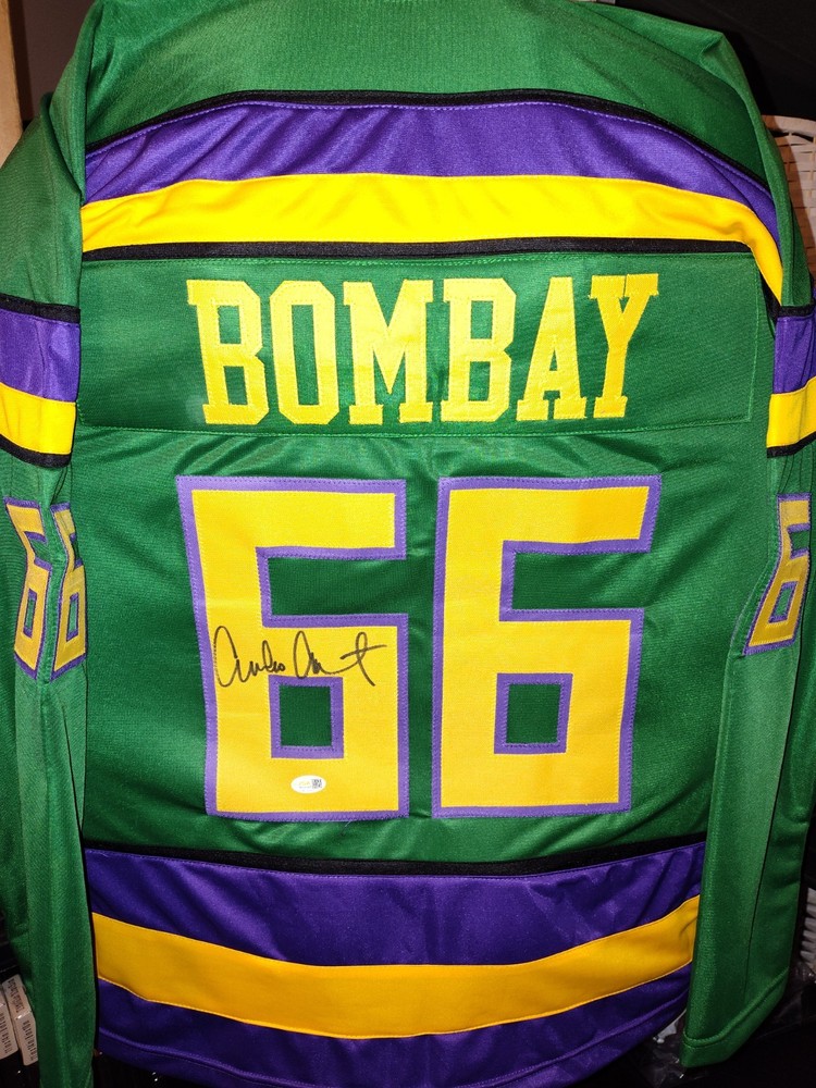 Emilio Estevez signed Mighty Ducks Jersey JSA Authenticated