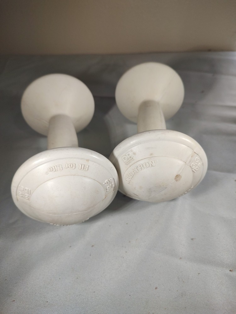Dumbbells: Exercise Weights 2 3.3lb Bells Orbiton Super Star Model